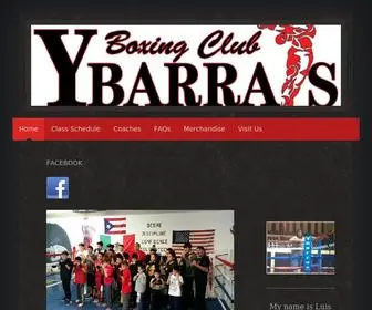 Ybarrasboxingclub.com(Ybarras Boxing Club) Screenshot