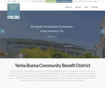 YBCBD.org(Yerba Buena Community Benefit District) Screenshot