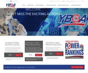 Yboa.org(Sports Administration Tools) Screenshot