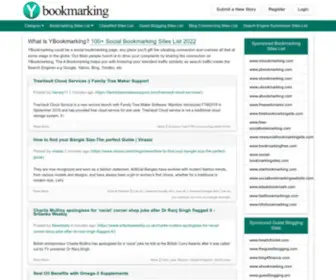 Ybookmarking.com(Best Social Bookmarking Sites 2022) Screenshot