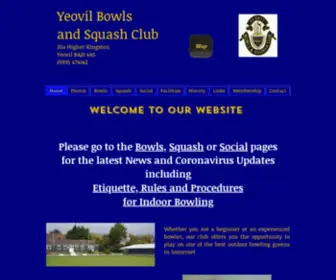 YBSC.info(Yeovil Bowls and Squash Club) Screenshot