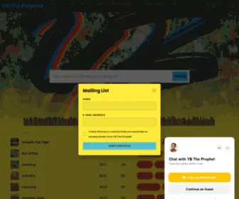 YBtheprophetbeats.com(YB The Prophet Beatstore) Screenshot