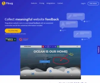 Ybug.io(Visual bug reporting and feedback tool) Screenshot