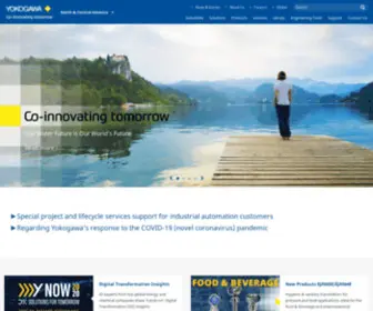 Yca.com(Yokogawa America) Screenshot