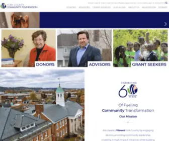 YCCF.org(York County Community Foundation) Screenshot