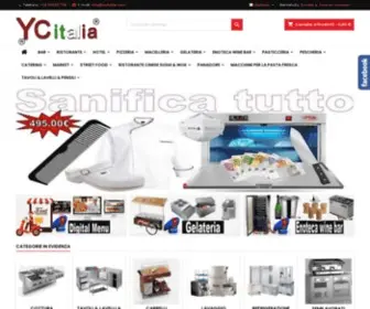 Ycitalia.com(Attrezzature per la ristorazione YcItalia) Screenshot