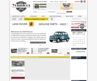 Yclasicos.fr(Portal for buying and selling classic cars) Screenshot