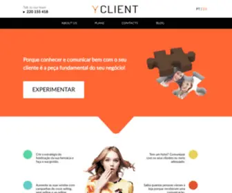 Yclient.com(Melhorar a experiência do cliente) Screenshot