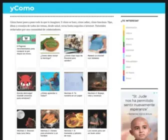 Ycomo.com(Ideas y consejos de todos los temas) Screenshot