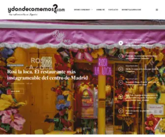 Ydondecomemos.com(Descubre los mejores restaurantes de España) Screenshot