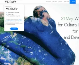 Ydray.com(Ydray es un servicio GRATUITO para compartir archivos. Ydray) Screenshot