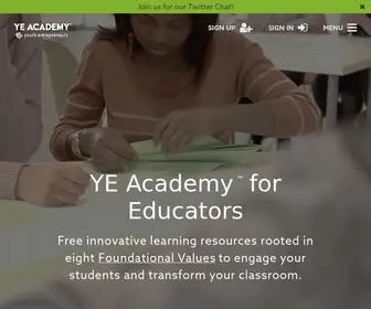 Yeacademy.org(YE Academy) Screenshot