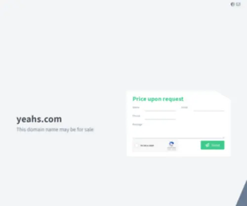 Yeahs.com(Domain name may be for sale) Screenshot