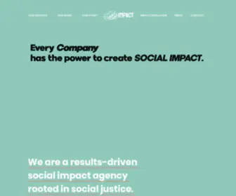 Yeaimpact.com(Social Impact Consulting) Screenshot