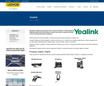 Yealink.cz(Yealink) Screenshot