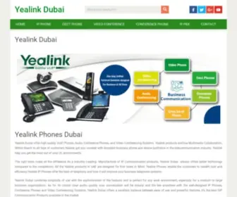 Yealinkdubai.com(Yealink Dubai) Screenshot