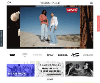 Yeanshalle.de(Yeans Halle hat Jeans für Alle) Screenshot