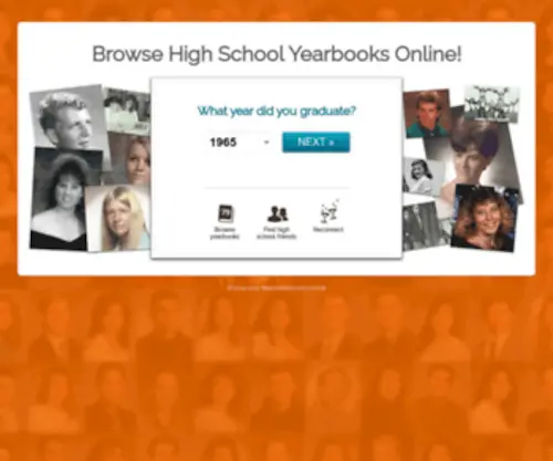 Yearbooked.com(Browse High School Yearbooks Online) Screenshot