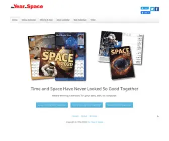 Yearinspace.com(The Year In Space) Screenshot