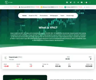 Yearncash.io(Yearn Cash) Screenshot