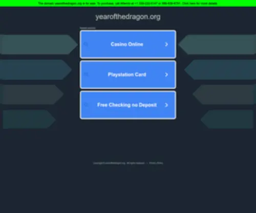 Yearofthedragon.org(Yearofthedragon) Screenshot