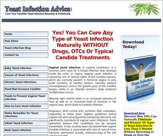 Yeastinfectionadvice.com(Natural Yeast Infection Treatments) Screenshot