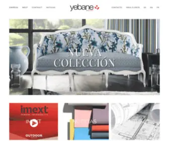 Yebane.com(Yebane Textil) Screenshot