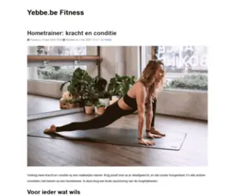 Yeb.be(Yebbe.be Fitness) Screenshot
