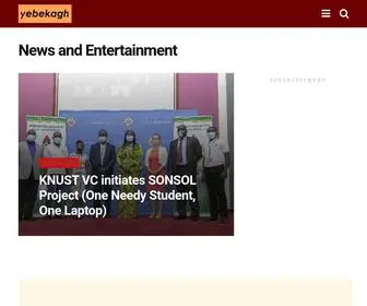 Yebekagh.com(Ghana's top branded news website) Screenshot