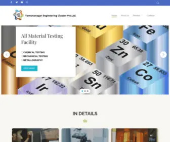 Yecynr.com(Yamunanagar Engineering Cluster Pvt) Screenshot