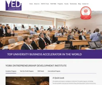Yedinstitute.org(York Entrepreneurship Development Institute) Screenshot