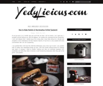 Yedylicious.com(YedyLicious Manila Food Blog in the Philippines) Screenshot