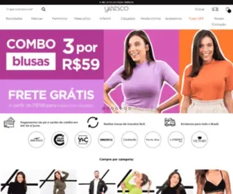 Yeesco.com.br(A sua plataforma de estilo digital) Screenshot