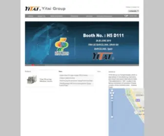 Yeetex.com(Yitai Group) Screenshot