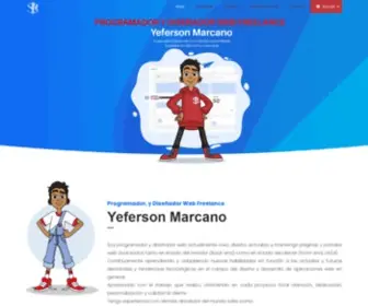 Yefersonmarcano.com(Diseñador y desarrollador web) Screenshot