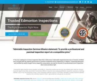 Yeginspections.ca(Edmonton Home & Commercial Inspections Admirable Inspection Services) Screenshot