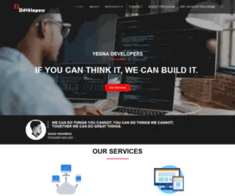 Yegnadevelopers.com(The number one Digital Marketing Agency in Ethiopia. Yegna Developers) Screenshot