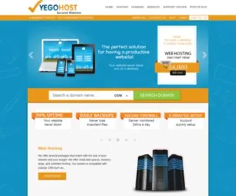 Yegohost.com(Web Design) Screenshot