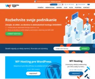 Yegon.sk(Webhosting, zvo) Screenshot