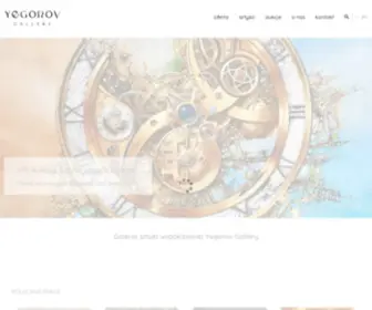 Yegorovgallery.com(Galeria sztuki współczesnej) Screenshot