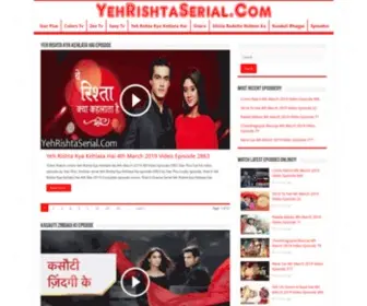 Yehrishtaserial.com(Yeh rishta kya kehlata hai star plus watch all episodes in hd 720p) Screenshot