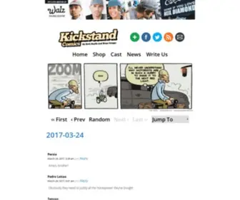 Yehudamoon.com(Kickstand Comics featuring Yehuda Moon) Screenshot