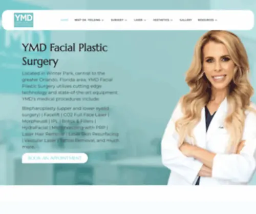 Yeildingmd.com(Facial Plastic Surgery in Orlando) Screenshot