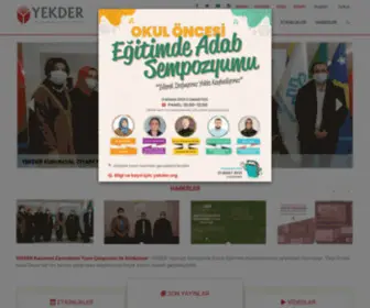Yekder.org(Yaygın Eğitim ve Kültür Derneği) Screenshot