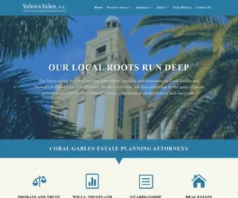 Yelen-Yelen.com(Estate Planning Attorneys Coral Gables) Screenshot