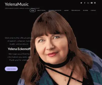 Yelenamusic.com(Pianist) Screenshot