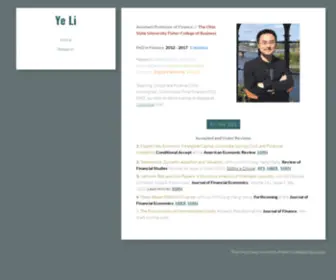 Yeli-Macrofinance.com(Ye Li) Screenshot