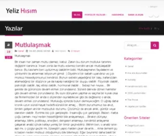 Yelizhisim.com(Kişisel) Screenshot