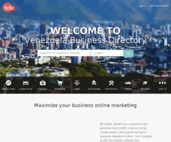 Yello.co.ve(Venezuela Business Directory) Screenshot