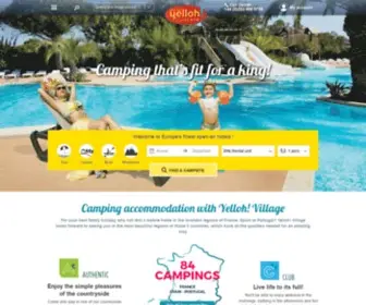 Yellohvillage.co.uk(Campsites Yelloh Village) Screenshot